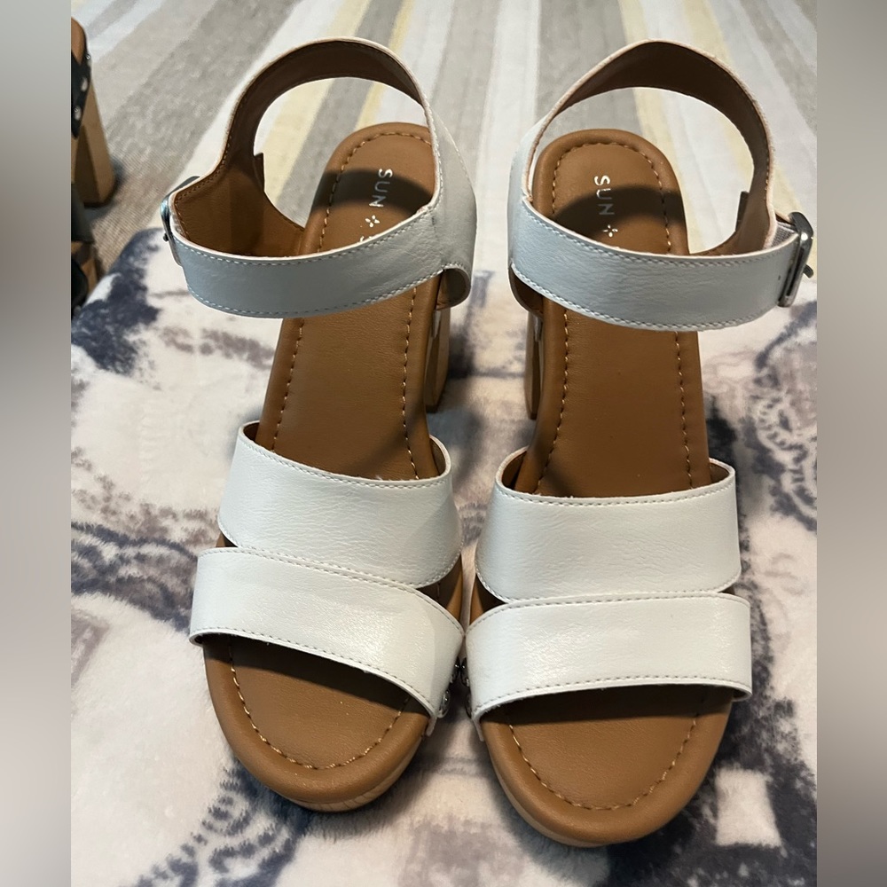 White Platform Heels